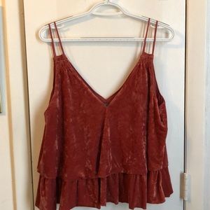 Aerie velvet top